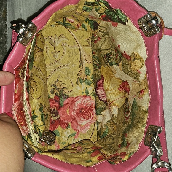 Brighton Pink Heart Small Tote Bag - Picture 12 of 16